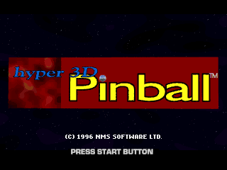 Hyper 3D Pinball Title Screen